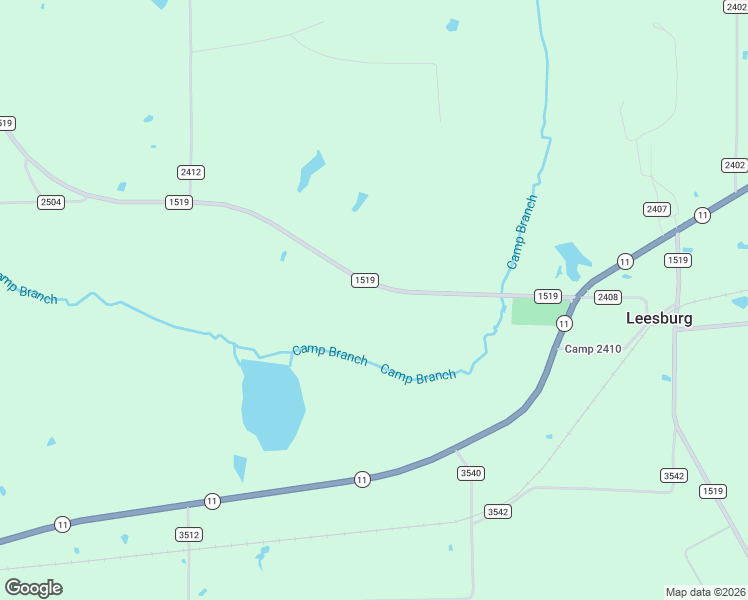 map of restaurants, bars, coffee shops, grocery stores, and more near 444 Farm to Market 1519 in Leesburg