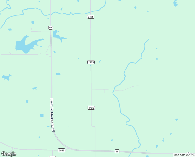map of restaurants, bars, coffee shops, grocery stores, and more near County Road 2425 in Como