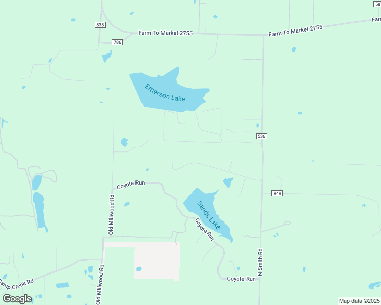 map of restaurants, bars, coffee shops, grocery stores, and more near 17353 Chaparral Trot in Rockwall