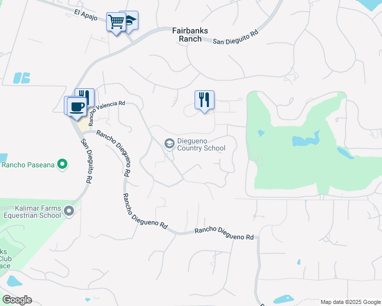 map of restaurants, bars, coffee shops, grocery stores, and more near 6035 Paseo Valencia in Del Mar
