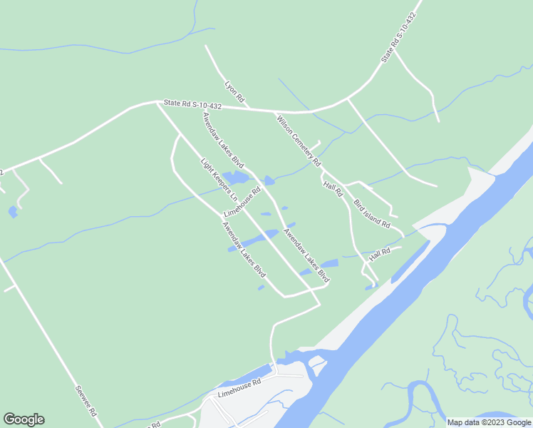 map of restaurants, bars, coffee shops, grocery stores, and more near 6964-7238 Light Keepers Lane in Awendaw