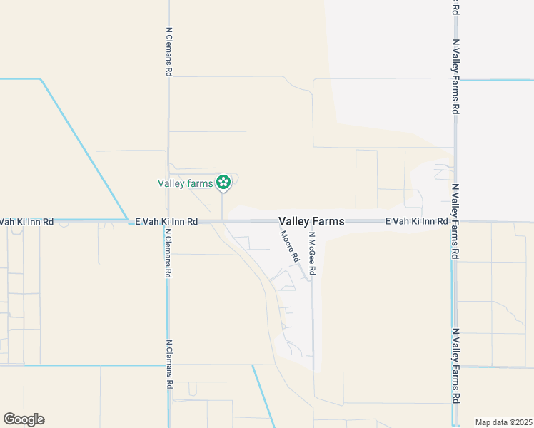 map of restaurants, bars, coffee shops, grocery stores, and more near 10894 East Vah Ki Inn Road in Valley Farms