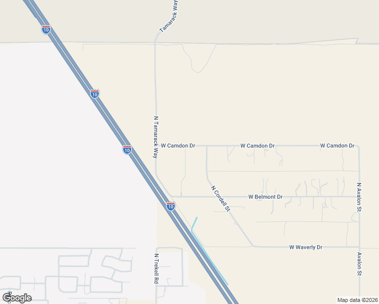 map of restaurants, bars, coffee shops, grocery stores, and more near 11985 North Cayce Lane in Casa Grande