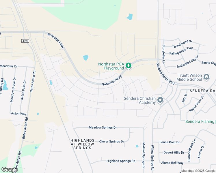 map of restaurants, bars, coffee shops, grocery stores, and more near 112 County Road 4923 in Haslet