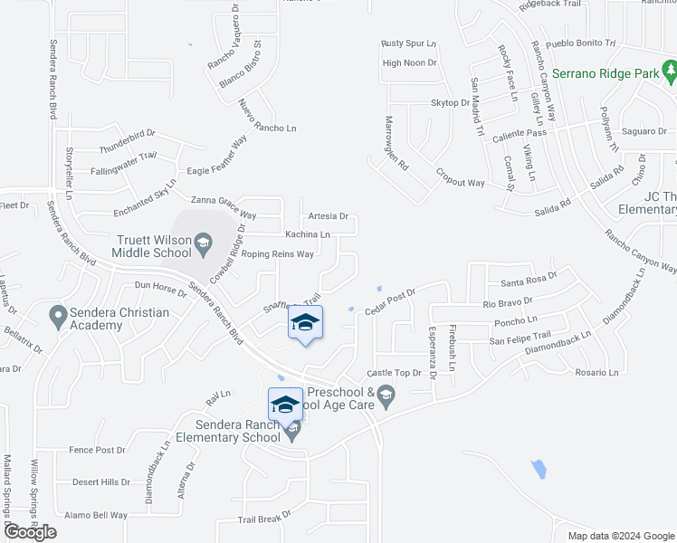 map of restaurants, bars, coffee shops, grocery stores, and more near 14316 Snaffle Bit Trail in Haslet