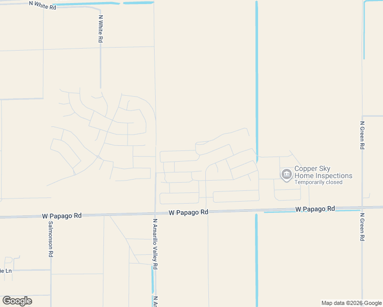 map of restaurants, bars, coffee shops, grocery stores, and more near in Ak-Chin Indian Community