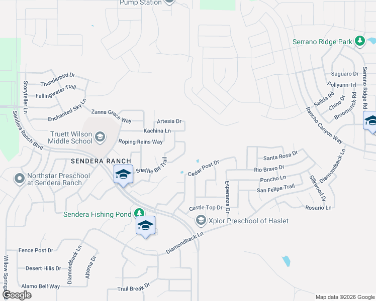 map of restaurants, bars, coffee shops, grocery stores, and more near 14309 Polo Ranch Court in Haslet