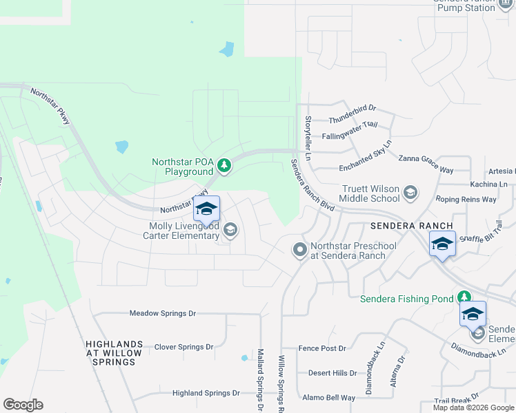 map of restaurants, bars, coffee shops, grocery stores, and more near 14232 Lapetus Drive in Haslet