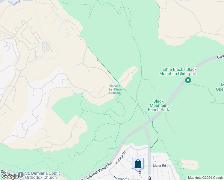 map of restaurants, bars, coffee shops, grocery stores, and more near 8076 Entrada De Luz East in San Diego