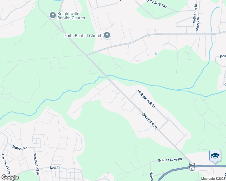 map of restaurants, bars, coffee shops, grocery stores, and more near 2054 Central Avenue in Summerville