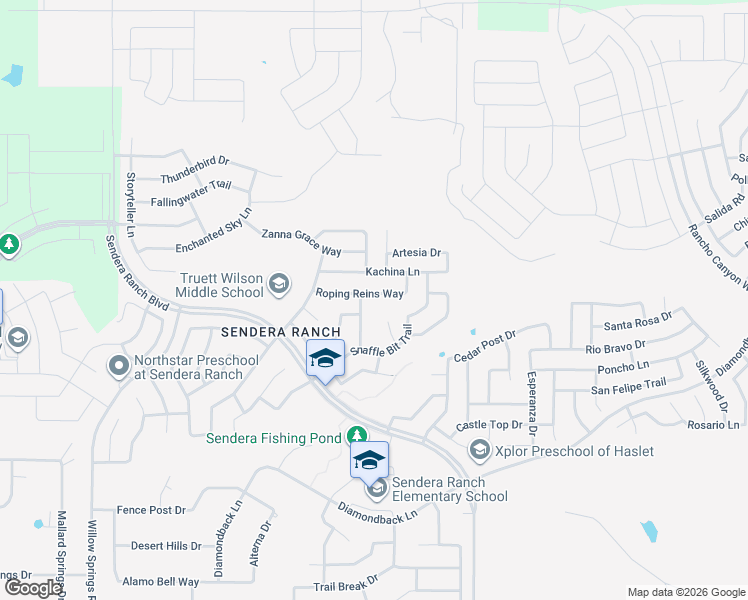 map of restaurants, bars, coffee shops, grocery stores, and more near 1169 Roping Reins Way in Haslet