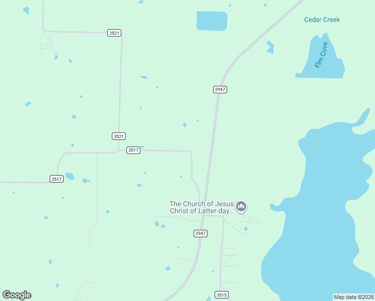 map of restaurants, bars, coffee shops, grocery stores, and more near 5736 Farm to Market Road 2947 in Quinlan