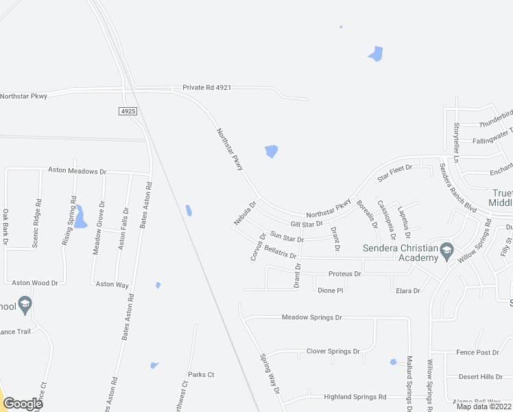 map of restaurants, bars, coffee shops, grocery stores, and more near 2768 Gill Star Drive in Haslet