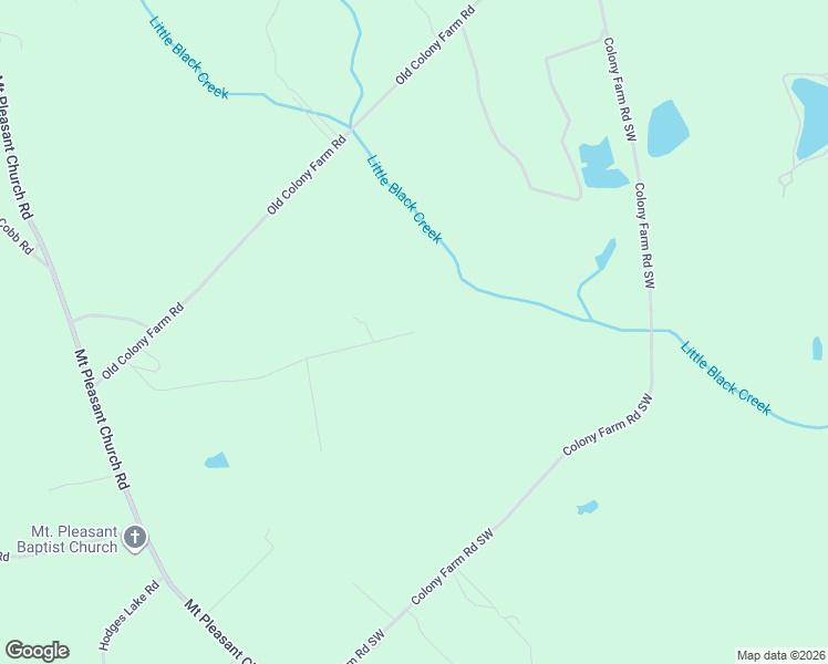 map of restaurants, bars, coffee shops, grocery stores, and more near 198 Pounds Road Southwest in Milledgeville