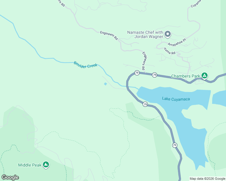map of restaurants, bars, coffee shops, grocery stores, and more near 34365 Wolahi Road in Julian