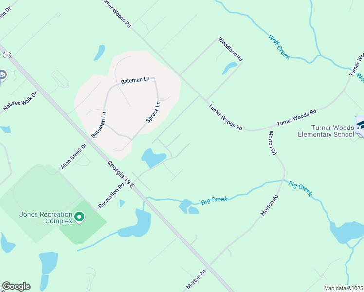 map of restaurants, bars, coffee shops, grocery stores, and more near 187 Piedmont Lake Drive in Gray