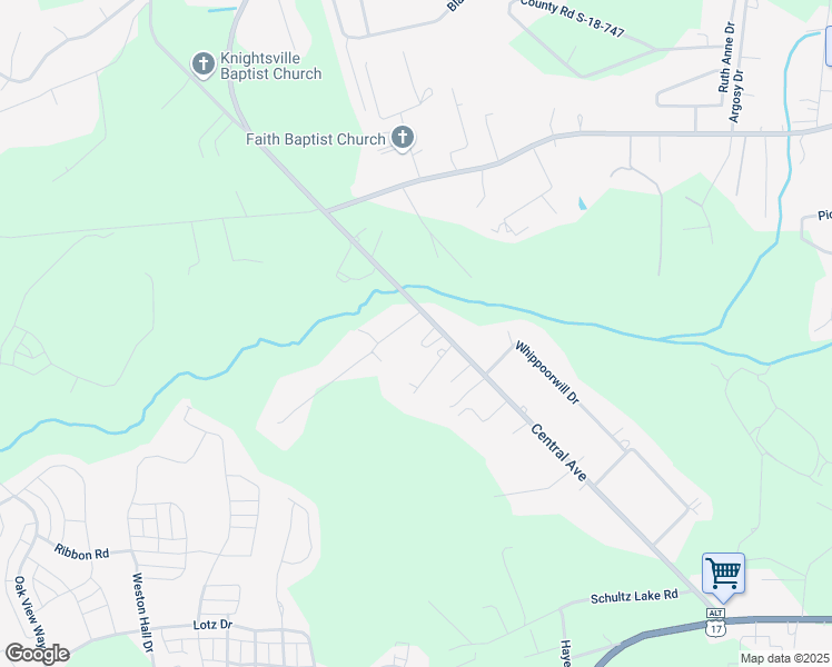 map of restaurants, bars, coffee shops, grocery stores, and more near 2054 Central Avenue in Summerville