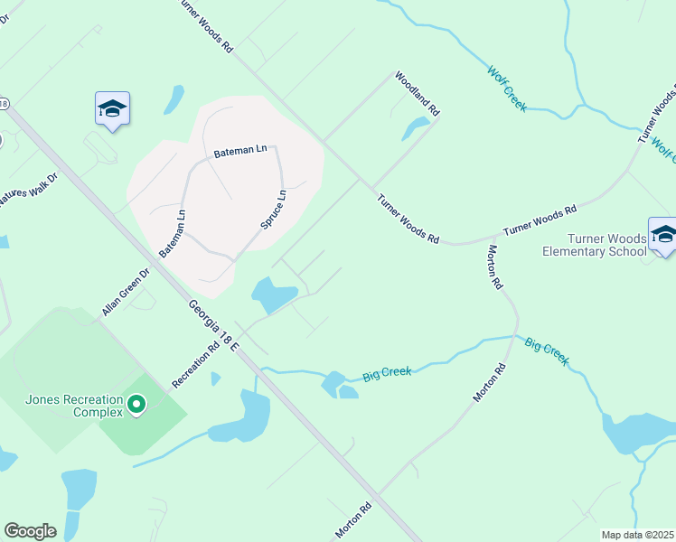 map of restaurants, bars, coffee shops, grocery stores, and more near 187 Piedmont Lake Drive in Gray