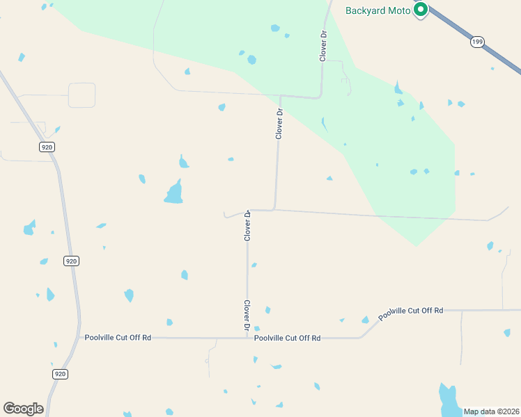 map of restaurants, bars, coffee shops, grocery stores, and more near 1291 Clover Drive in Poolville
