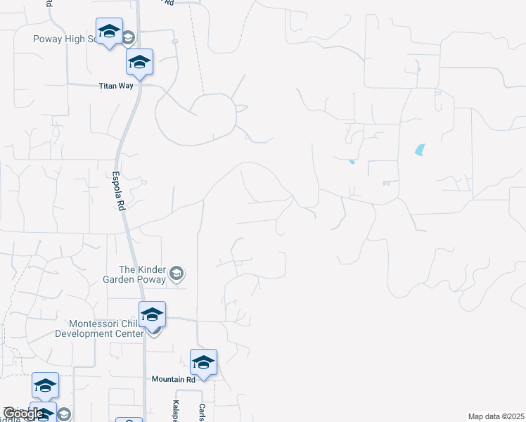 map of restaurants, bars, coffee shops, grocery stores, and more near 14546 Highcrest Court in Poway