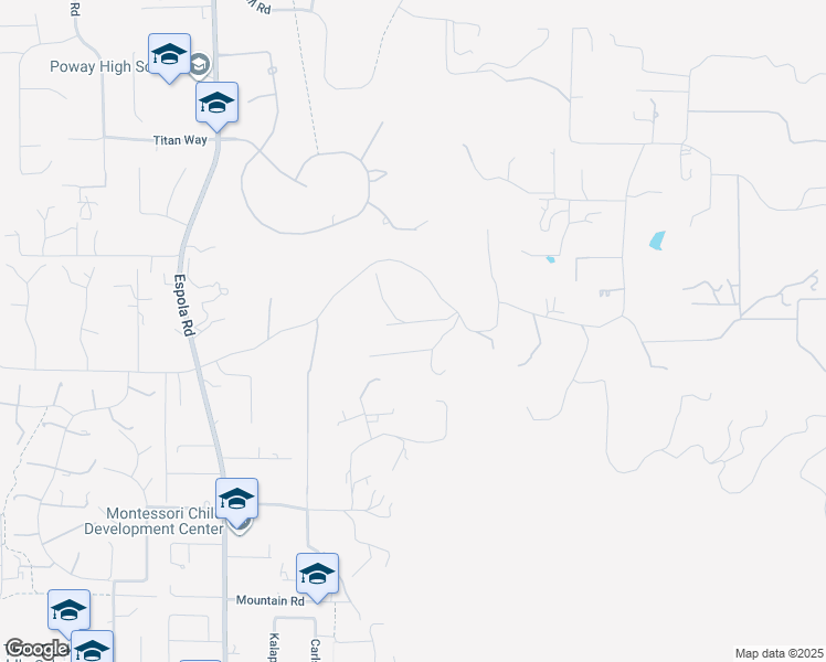 map of restaurants, bars, coffee shops, grocery stores, and more near 14546 Highcrest Court in Poway