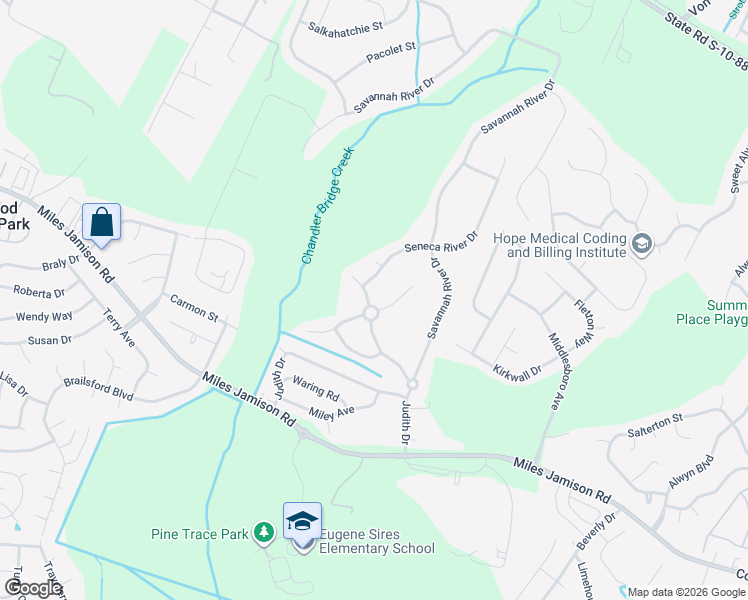 map of restaurants, bars, coffee shops, grocery stores, and more near 202 Congaree River Dr in Summerville