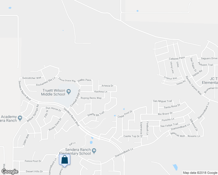 map of restaurants, bars, coffee shops, grocery stores, and more near 1225 Artesia Drive in Haslet