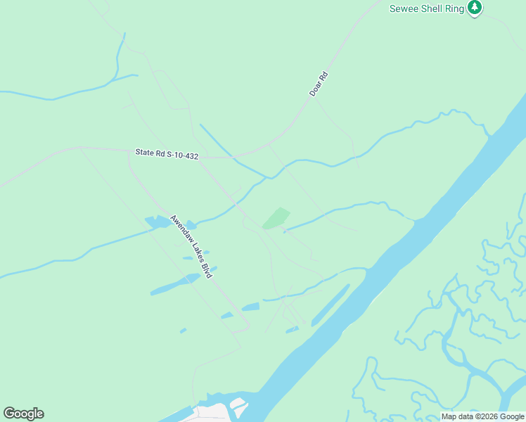 map of restaurants, bars, coffee shops, grocery stores, and more near 7437 Providence Circle in Awendaw