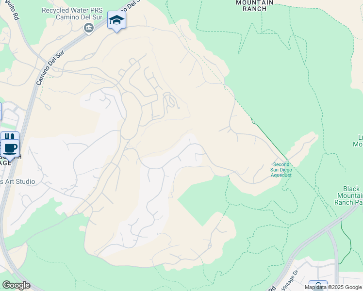 map of restaurants, bars, coffee shops, grocery stores, and more near 7954 Entrada De Luz East in San Diego