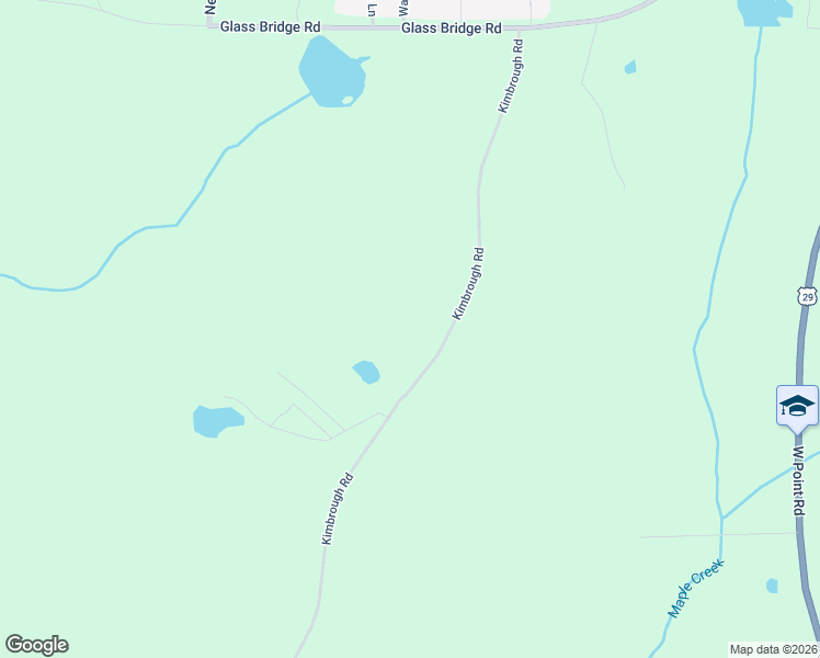 map of restaurants, bars, coffee shops, grocery stores, and more near 448 Kimbrough Road in LaGrange