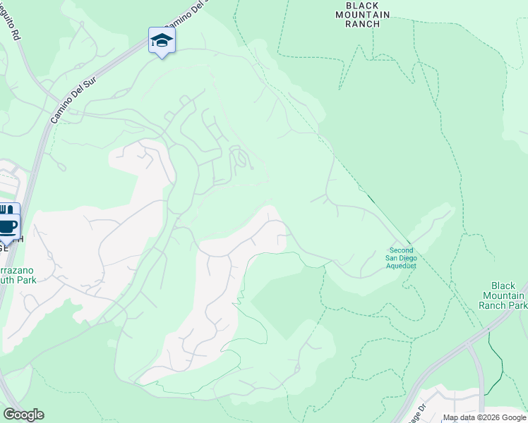 map of restaurants, bars, coffee shops, grocery stores, and more near 7978 Entrada De Luz East in San Diego