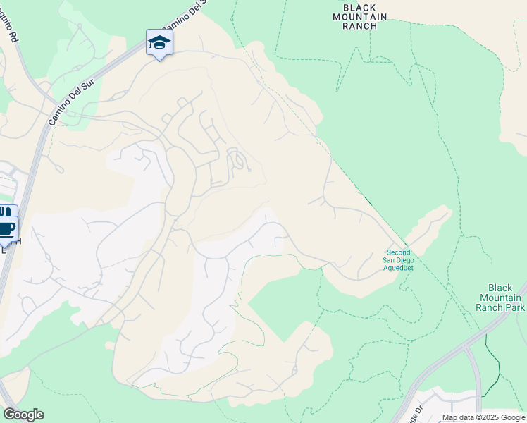 map of restaurants, bars, coffee shops, grocery stores, and more near 7974 Entrada De Luz East in San Diego