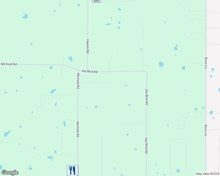 map of restaurants, bars, coffee shops, grocery stores, and more near 127 Lucy Kirk Lane in Springtown