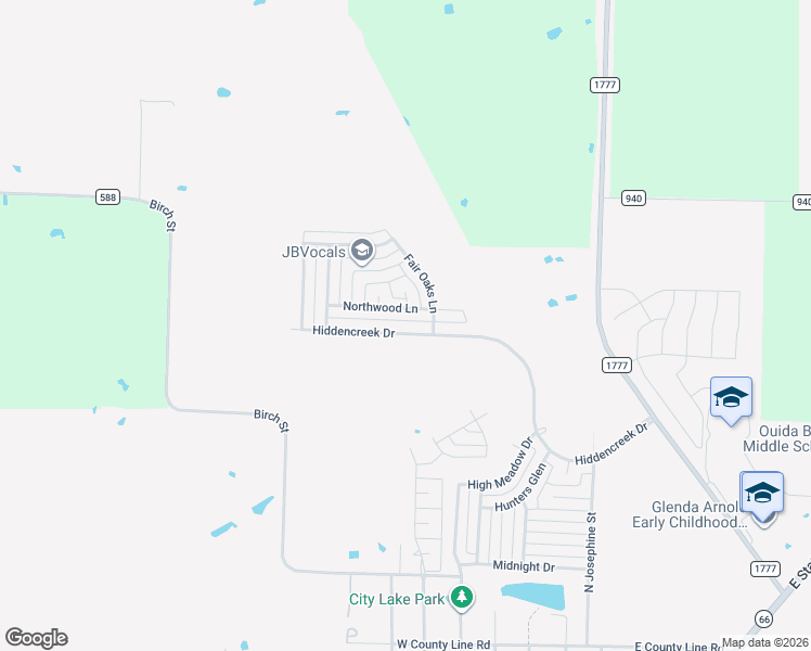 map of restaurants, bars, coffee shops, grocery stores, and more near 1124 Hidden Creek Drive in Royse City