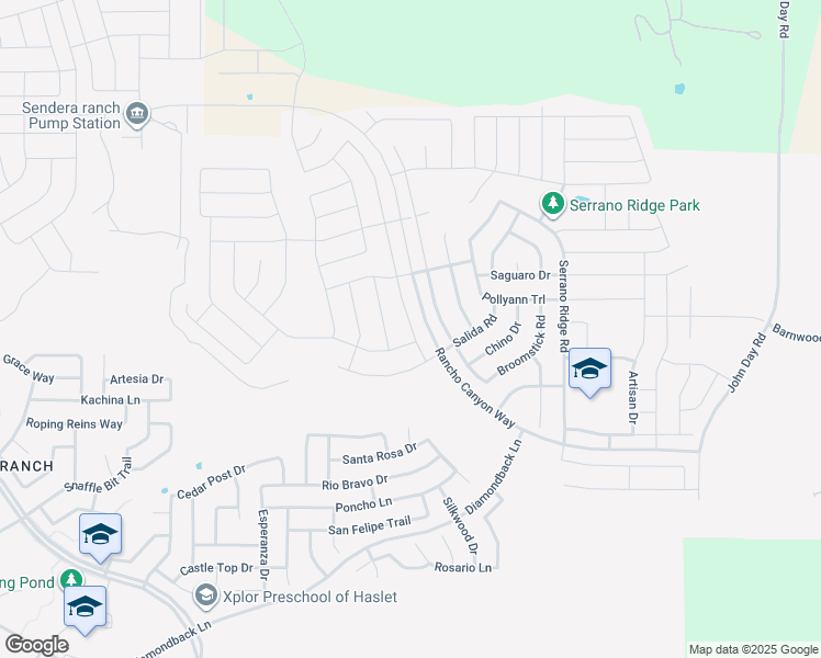 map of restaurants, bars, coffee shops, grocery stores, and more near 14713 Gilley in Haslet