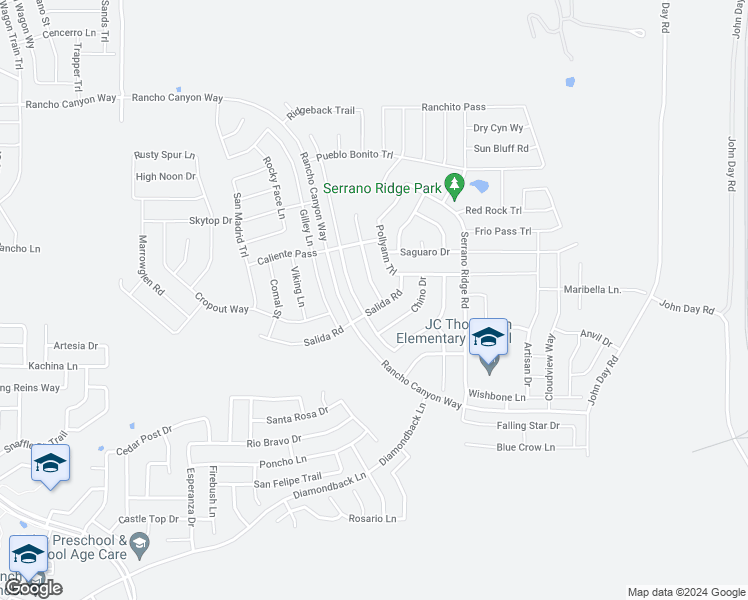map of restaurants, bars, coffee shops, grocery stores, and more near 14605 San Pablo Dr in Haslet