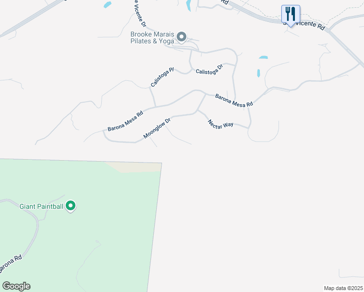map of restaurants, bars, coffee shops, grocery stores, and more near 23767 Moonglow Court in Ramona