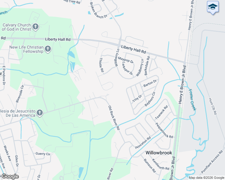 map of restaurants, bars, coffee shops, grocery stores, and more near 343 Briarbend Road in Goose Creek