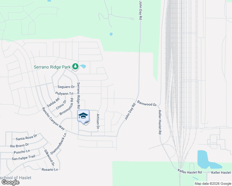 map of restaurants, bars, coffee shops, grocery stores, and more near 14448 Leadrope Circle in Haslet
