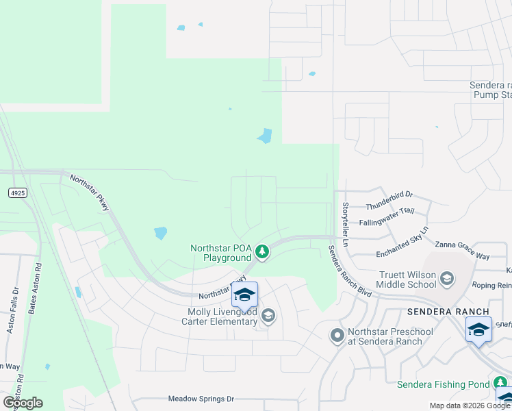 map of restaurants, bars, coffee shops, grocery stores, and more near 112 County Road 4923 in Haslet