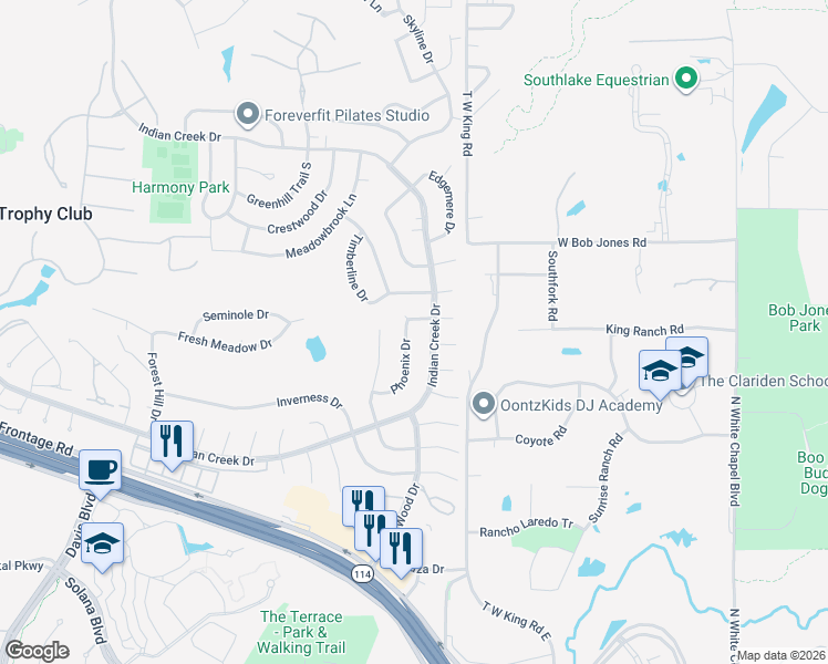 map of restaurants, bars, coffee shops, grocery stores, and more near 224 Phoenix Drive in Roanoke