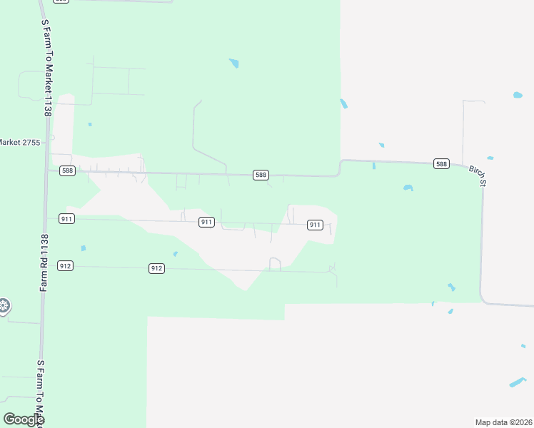 map of restaurants, bars, coffee shops, grocery stores, and more near 273 County Road 911 in Royse City