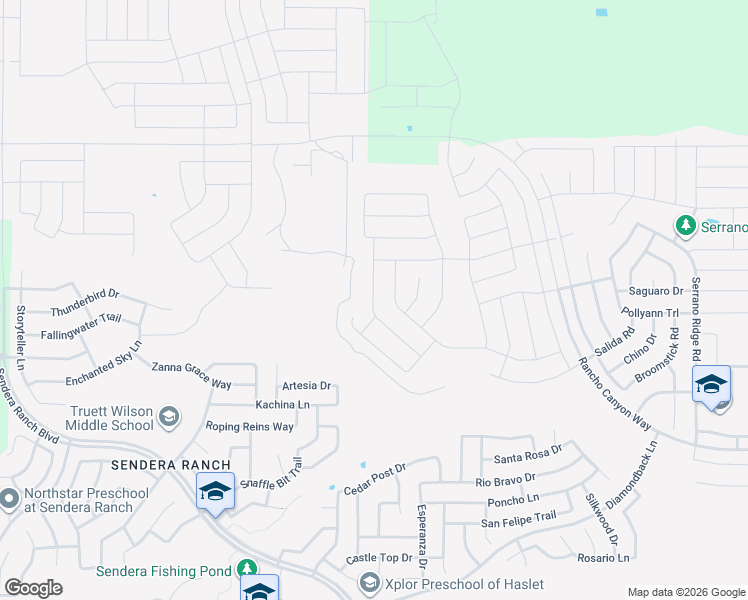 map of restaurants, bars, coffee shops, grocery stores, and more near 14450 Artesia Court in Haslet