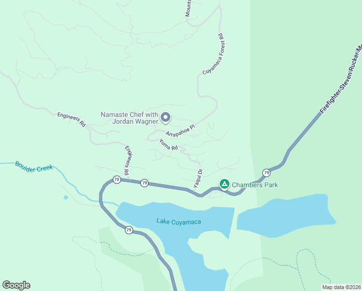 map of restaurants, bars, coffee shops, grocery stores, and more near 34743 Natchez Trail in Julian