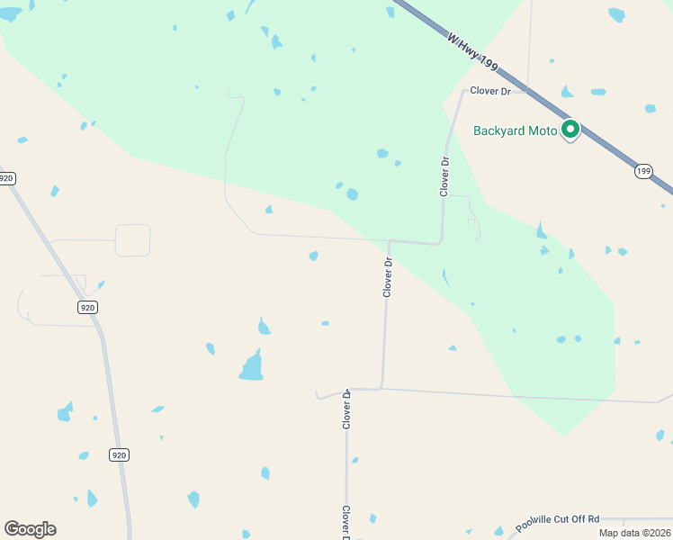 map of restaurants, bars, coffee shops, grocery stores, and more near 1120 Clover Drive in Poolville
