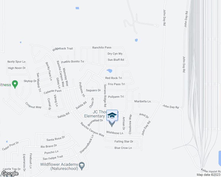 map of restaurants, bars, coffee shops, grocery stores, and more near 452 Saguaro Drive in Haslet