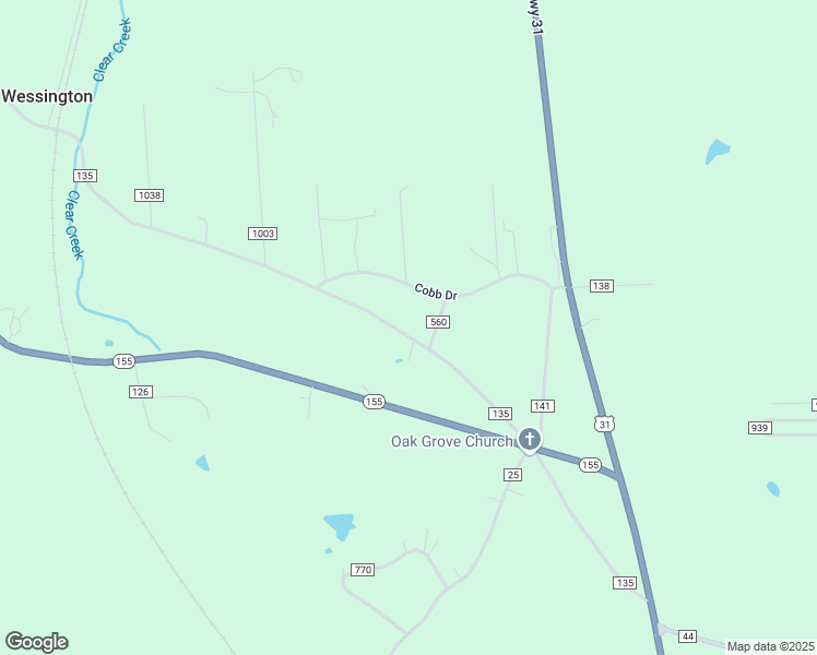 map of restaurants, bars, coffee shops, grocery stores, and more near 268 Cobb Drive in Jemison