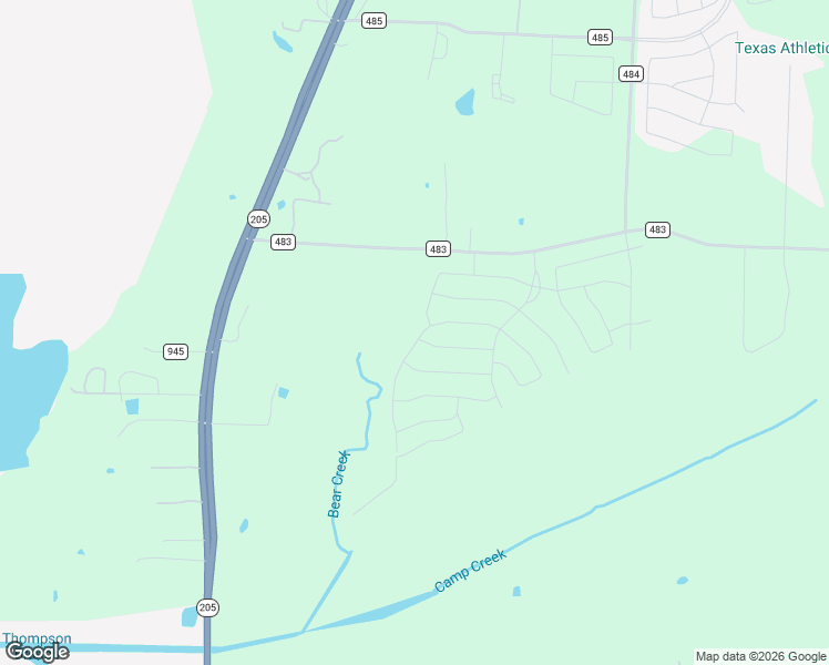 map of restaurants, bars, coffee shops, grocery stores, and more near 12967-13061 County Road 483 in Lavon