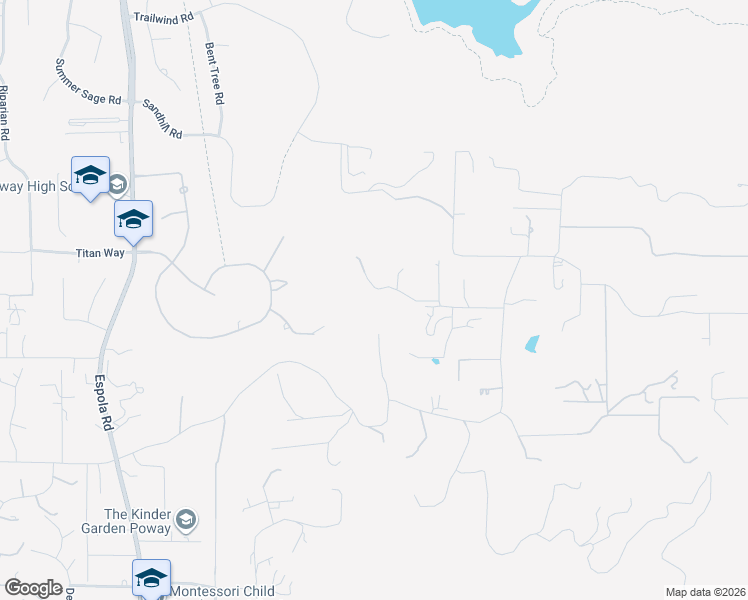 map of restaurants, bars, coffee shops, grocery stores, and more near 15486 Markar Road in Poway