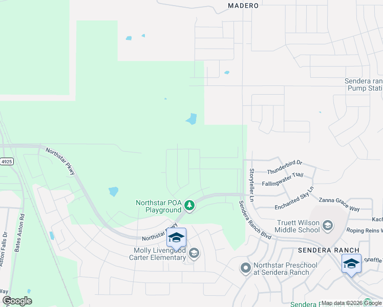 map of restaurants, bars, coffee shops, grocery stores, and more near 112 County Road 4923 in Haslet